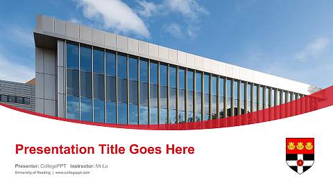 University of Reading Course/Courseware Creation PPT Template