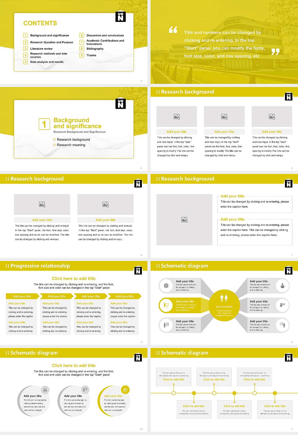 University of Northampton Graduation Thesis Defense PPT Template16:9 ratio PPT effect preview image2