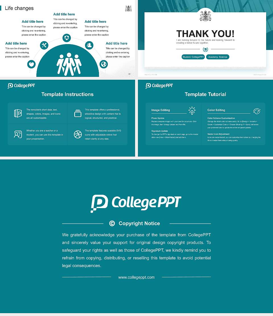 University of Lincoln National Scholarship Defense PPT Template16:9 ratio PPT effect preview image4