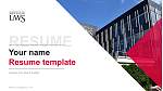 University of the West of Scotland Resume PPT Template