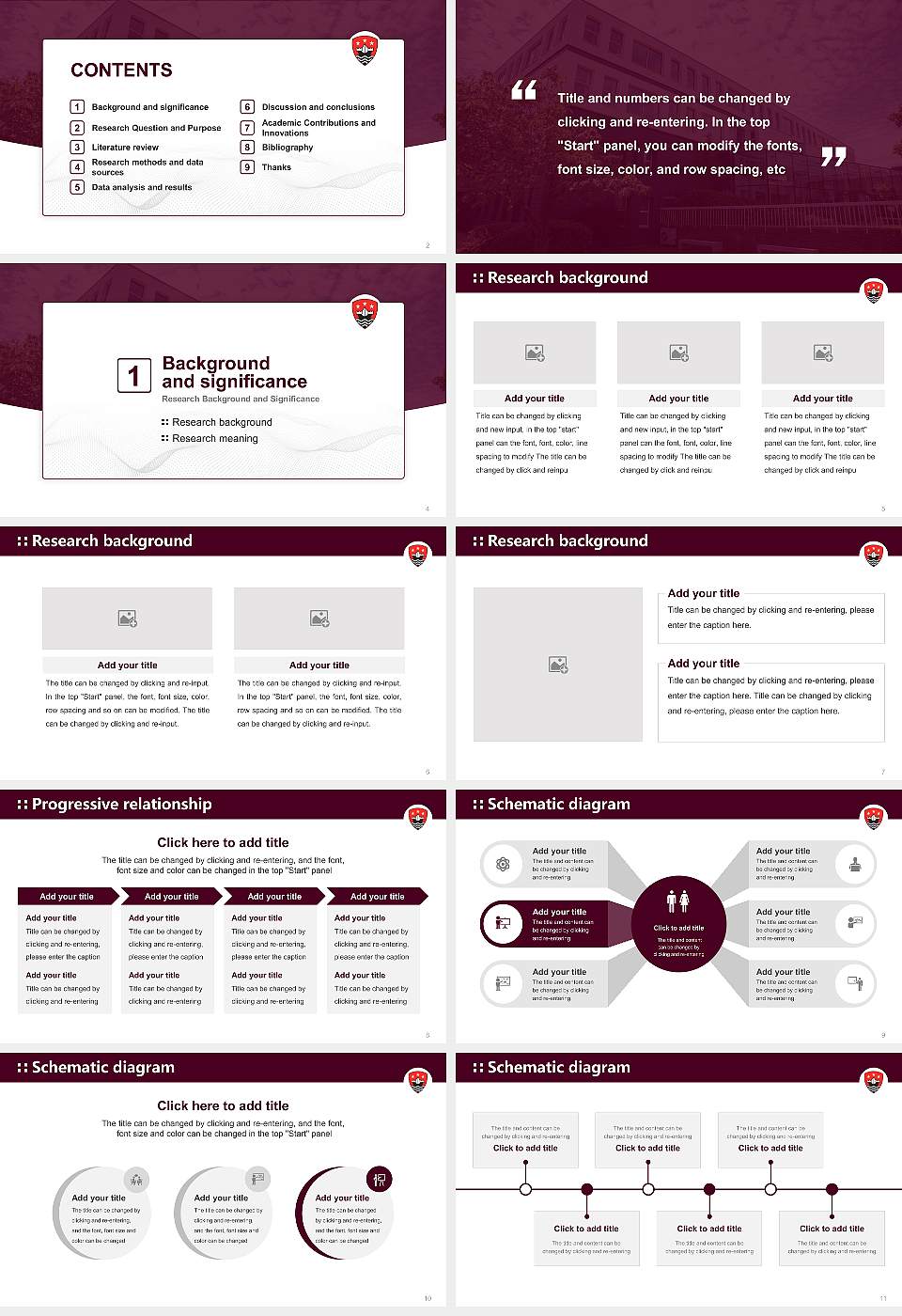 Leeds Trinity University Graduation Thesis Defense PPT Template16:9 ratio PPT effect preview image2