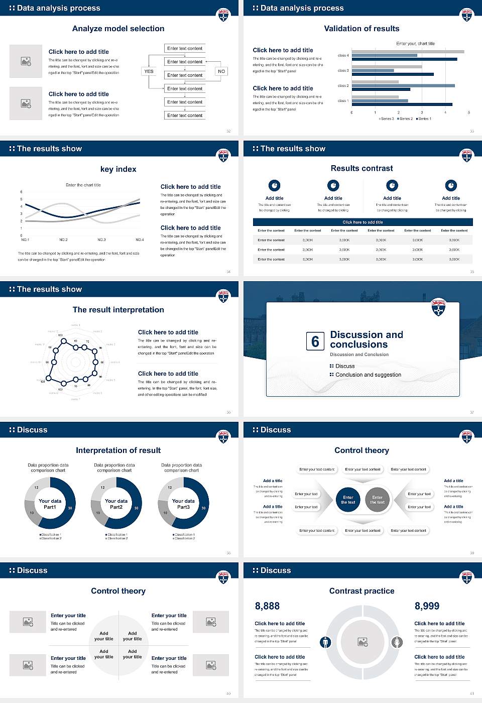 Newcastle University Graduation Thesis Defense PPT Template16:9 ratio PPT effect preview image5