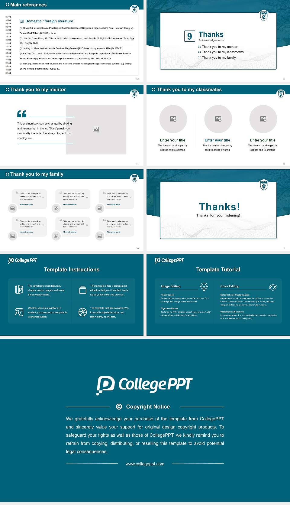 Birmingham Newman University Graduation Thesis Defense PPT Template16:9 ratio PPT effect preview image7