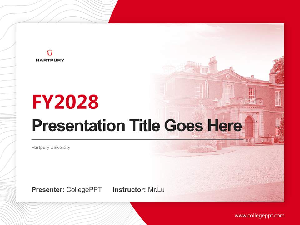 Hartpury University Academic Presentation/Research Findings Report PPT Template4:3 ratio PPT effect preview image5