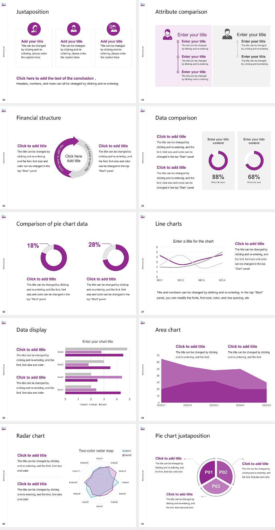University of Law Competition/Entrepreneurship Contest PPT Template4:3 ratio PPT effect preview image7