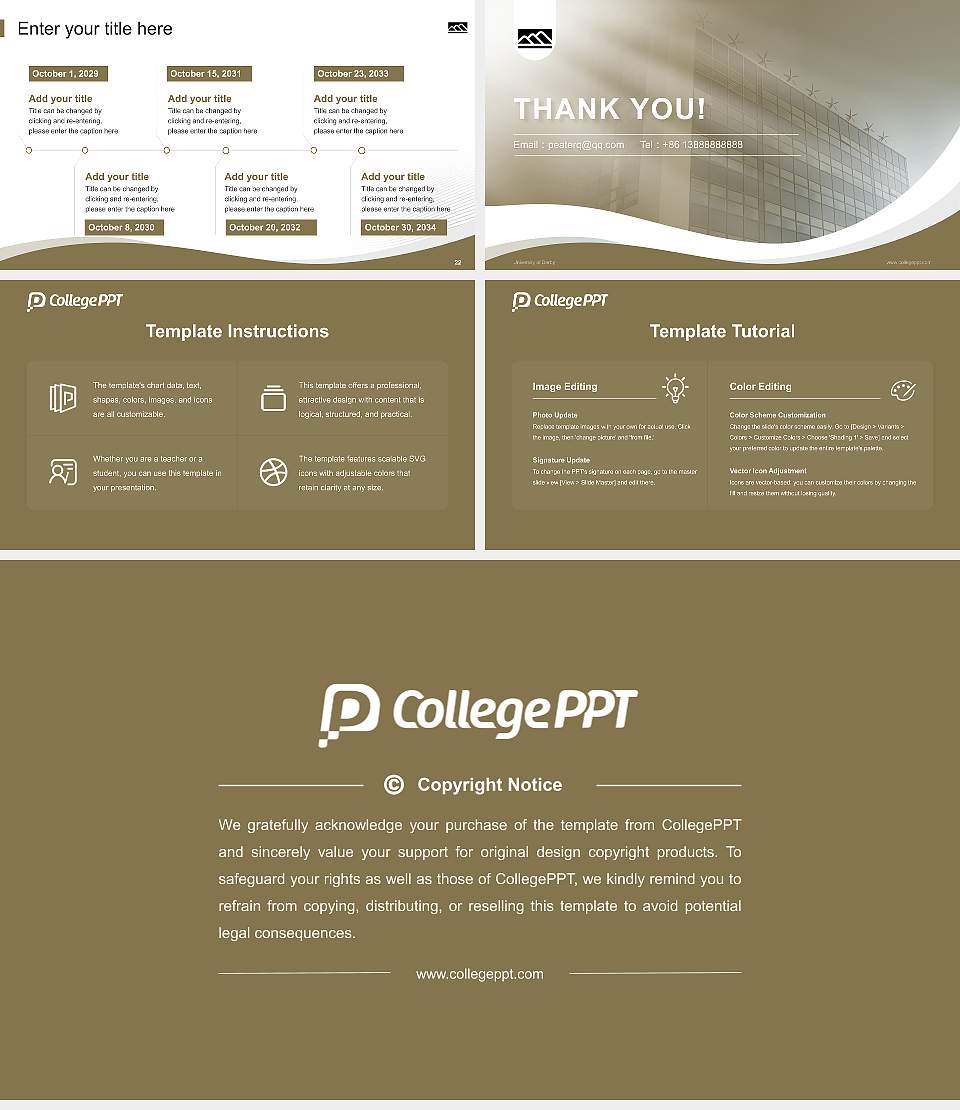 University of Derby Lecture Sharing and Networking Event PPT Template16:9 ratio PPT effect preview image4