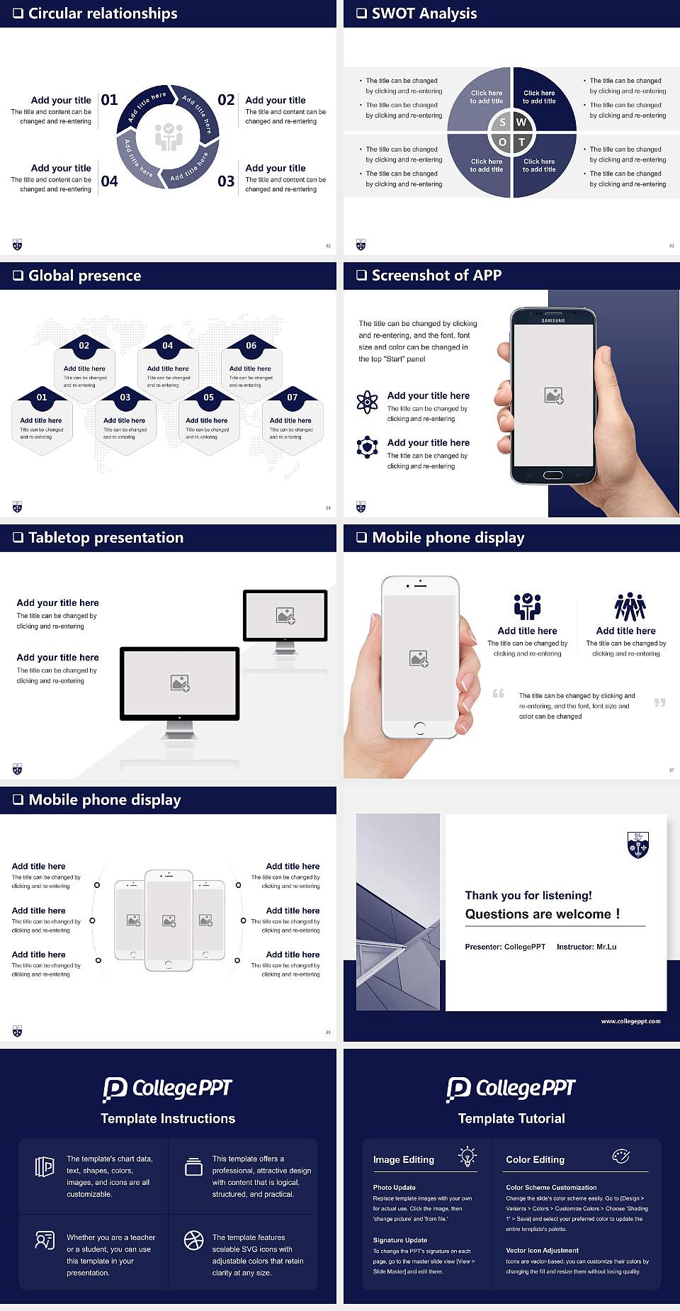 University of Hull General Purpose PPT Template4:3 ratio PPT effect preview image5