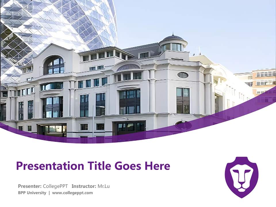 BPP University Course/Courseware Creation PPT Template4:3 ratio PPT effect preview image5