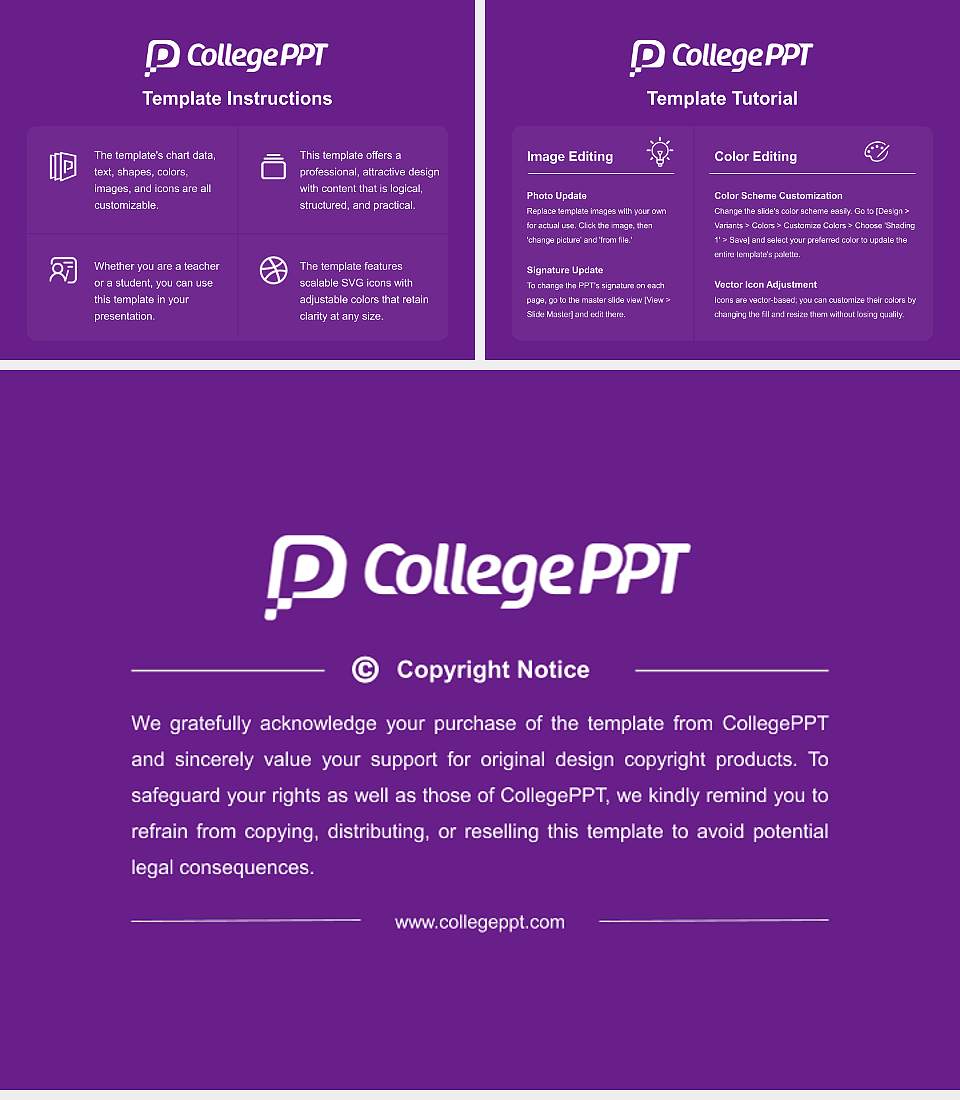 BPP University Course/Courseware Creation PPT Template4:3 ratio PPT effect preview image5