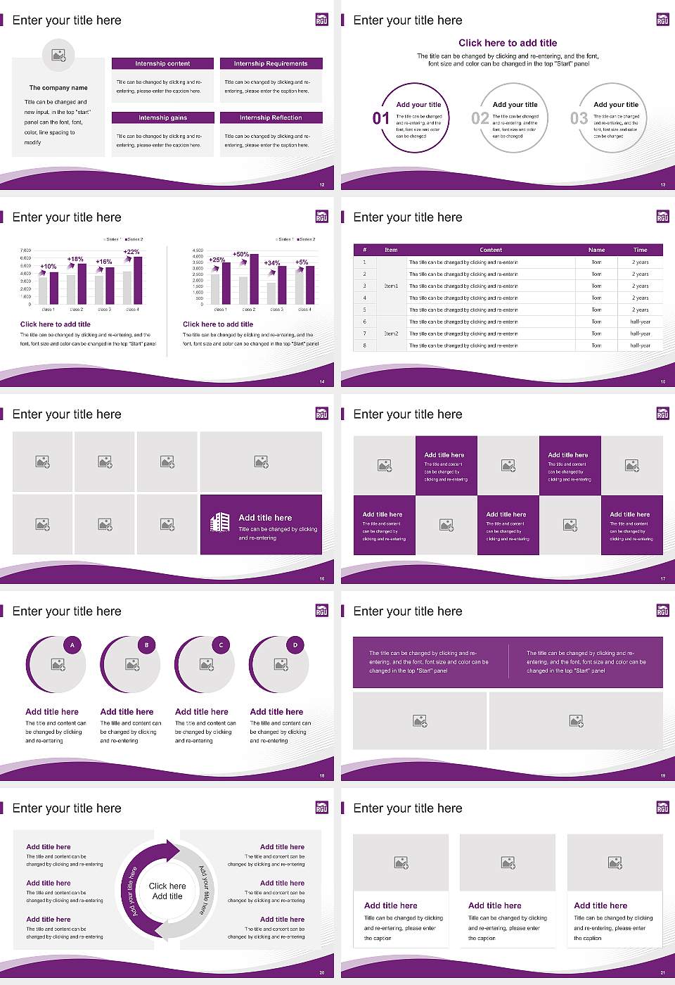 Robert Gordon University Lecture Sharing and Networking Event PPT Template16:9 ratio PPT effect preview image3