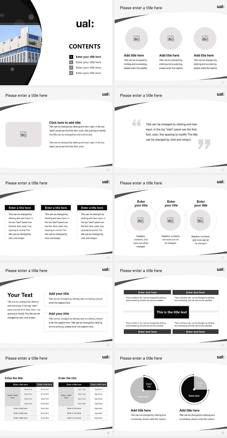 University of the Arts London Course/Courseware Creation PPT Template4:3 ratio PPT effect preview image2