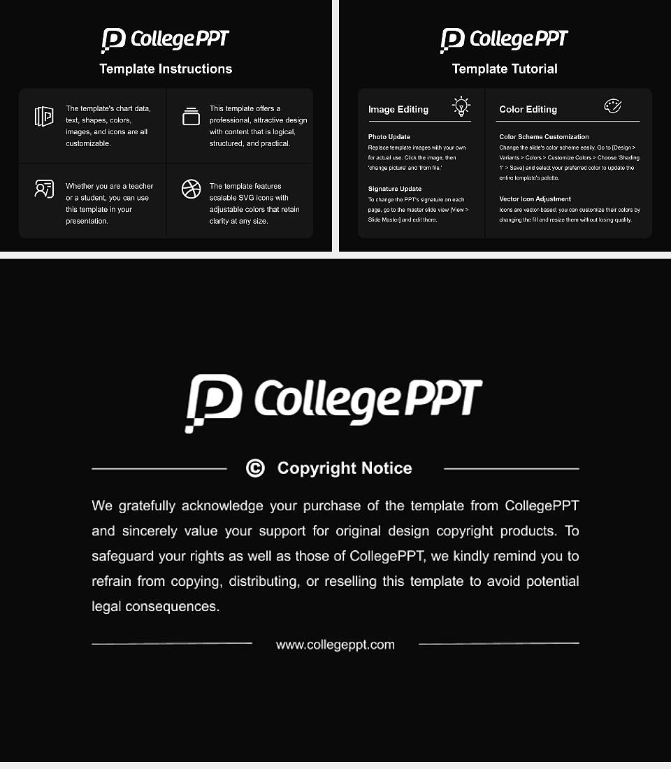 University of the Arts London Course/Courseware Creation PPT Template4:3 ratio PPT effect preview image5