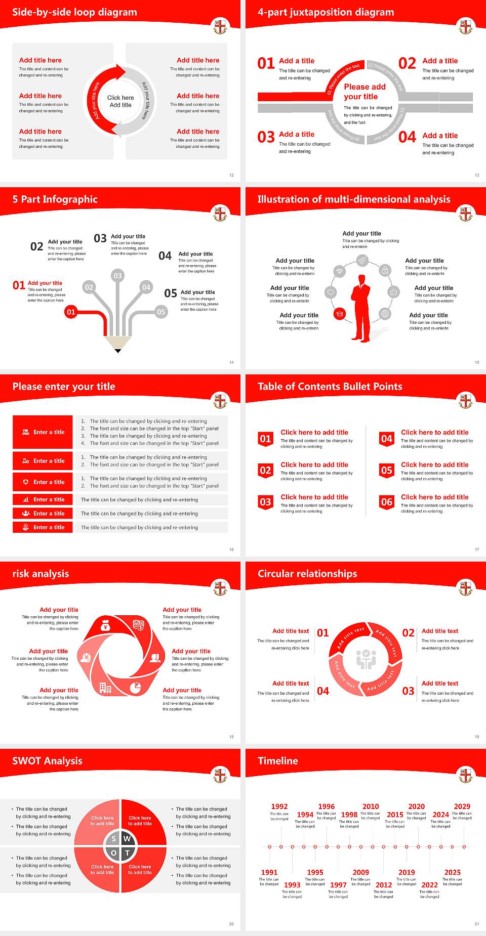 University of Chester Academic Presentation/Research Findings Report PPT Template4:3 ratio PPT effect preview image3