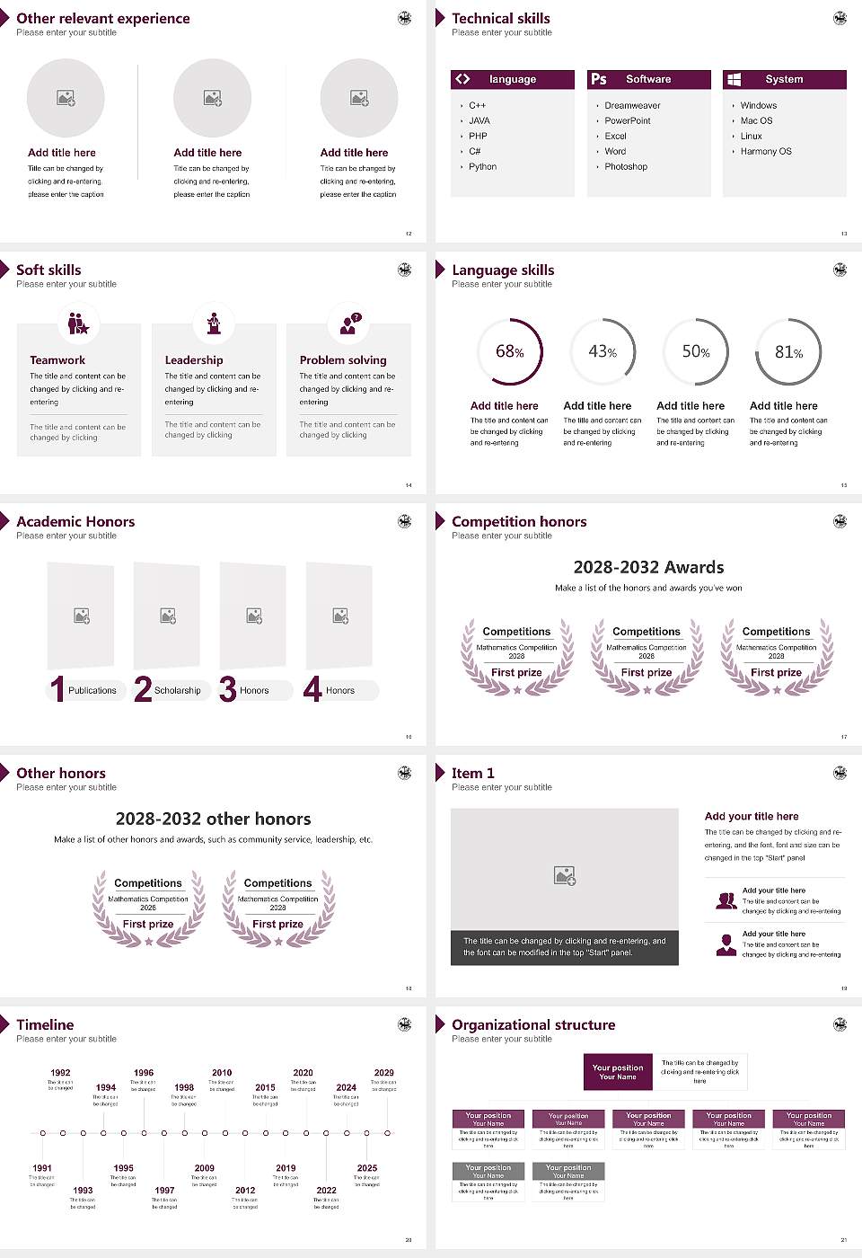 London School of Hygiene and Tropical Medicine Resume PPT Template16:9 ratio PPT effect preview image3