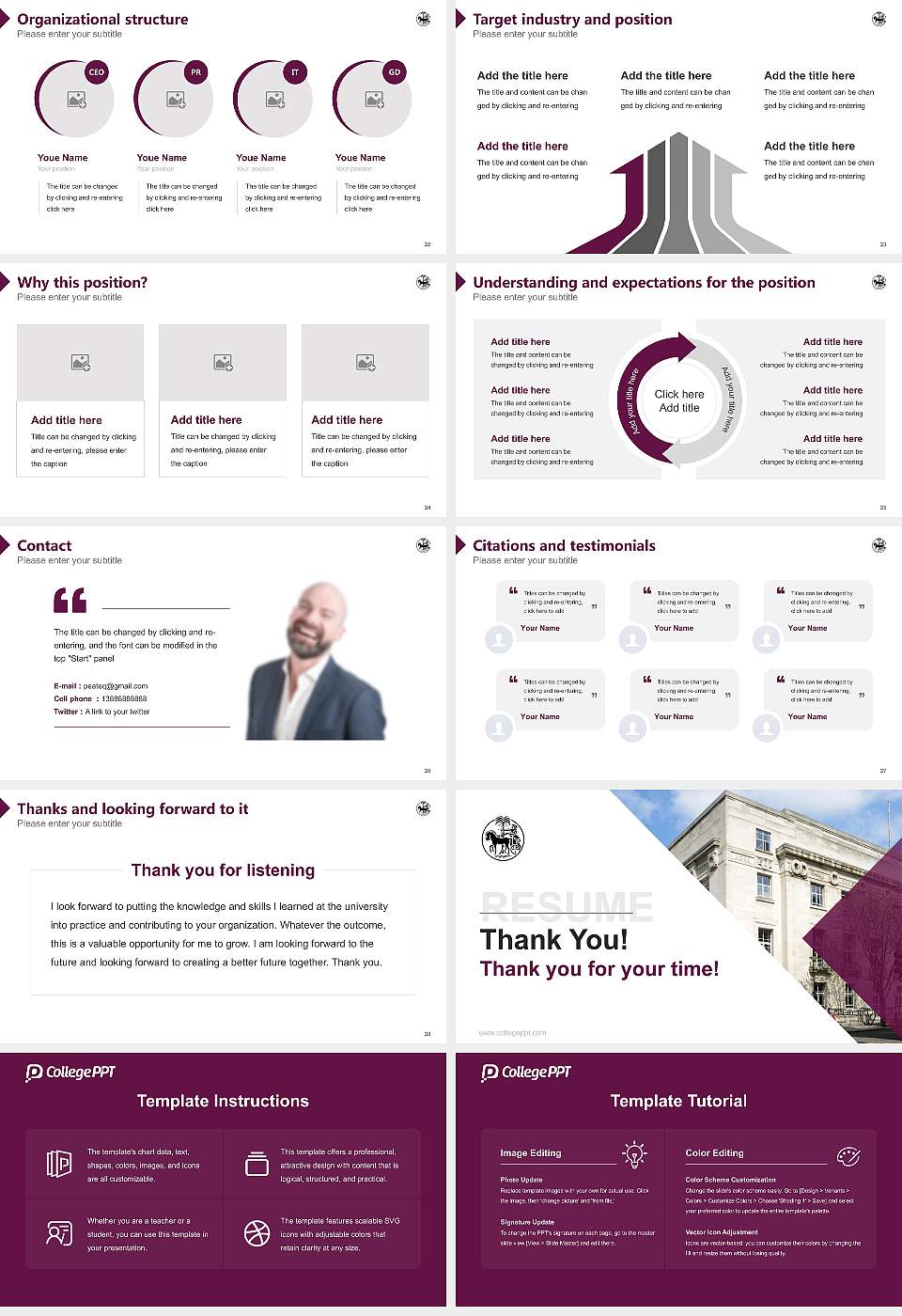 London School of Hygiene and Tropical Medicine Resume PPT Template16:9 ratio PPT effect preview image4