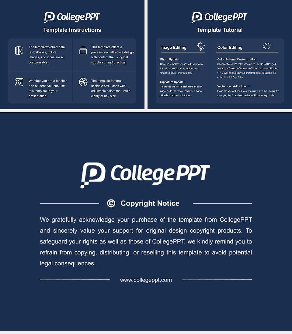 Brunel University London Course/Courseware Creation PPT Template4:3 ratio PPT effect preview image5