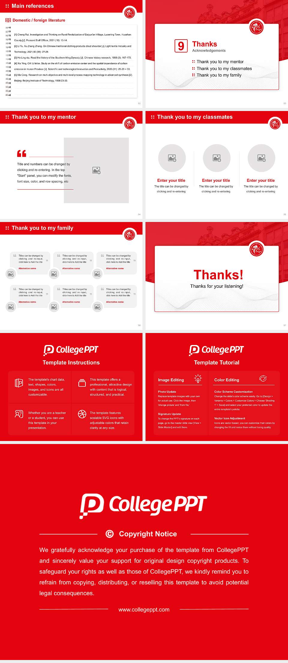 London Guildhall University Graduation Thesis Defense PPT Template4:3 ratio PPT effect preview image7