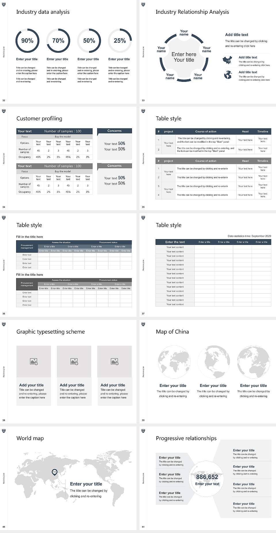 Queen Margaret University Competition/Entrepreneurship Contest PPT Template4:3 ratio PPT effect preview image5