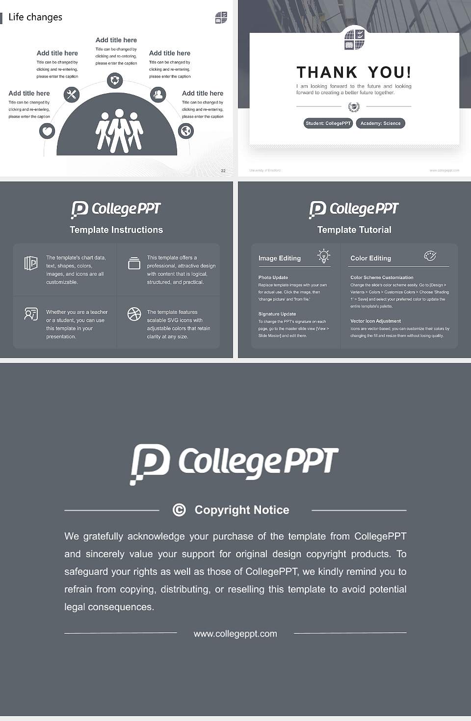 University of Bradford National Scholarship Defense PPT Template4:3 ratio PPT effect preview image4