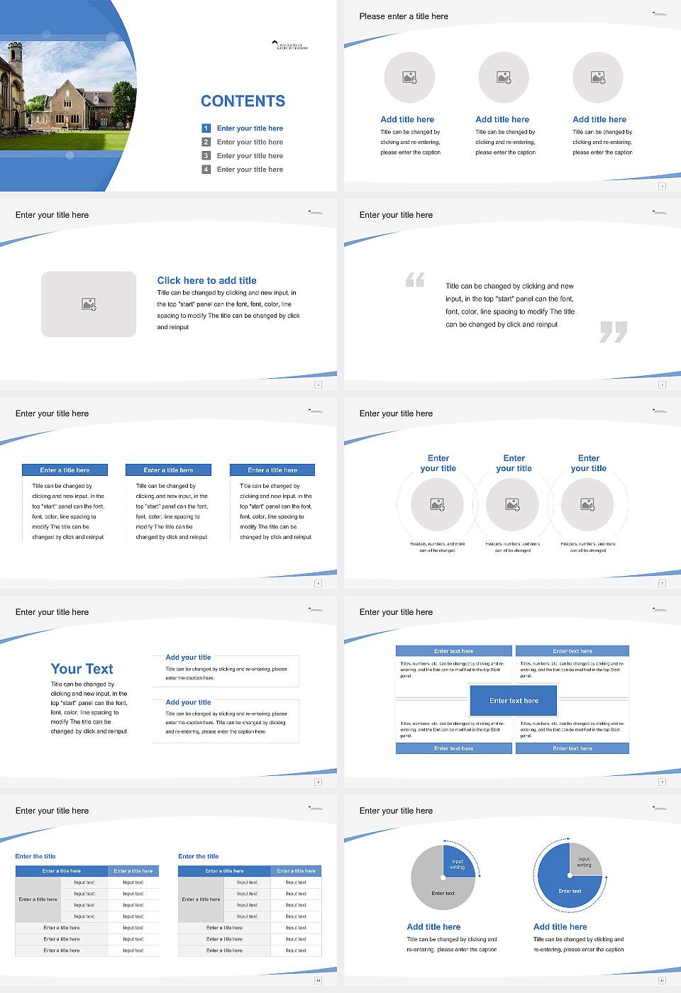 University of Gloucestershire Course/Courseware Creation PPT Template16:9 ratio PPT effect preview image2