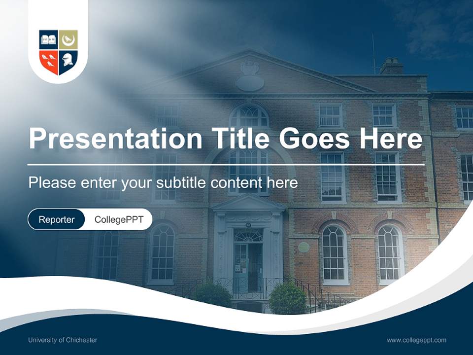 University of Chichester Lecture Sharing and Networking Event PPT Template4:3 ratio PPT effect preview image4