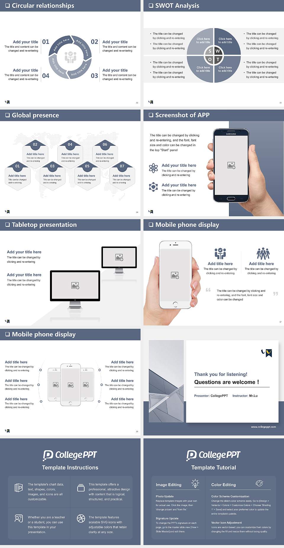 University of Wolverhampton General Purpose PPT Template4:3 ratio PPT effect preview image5