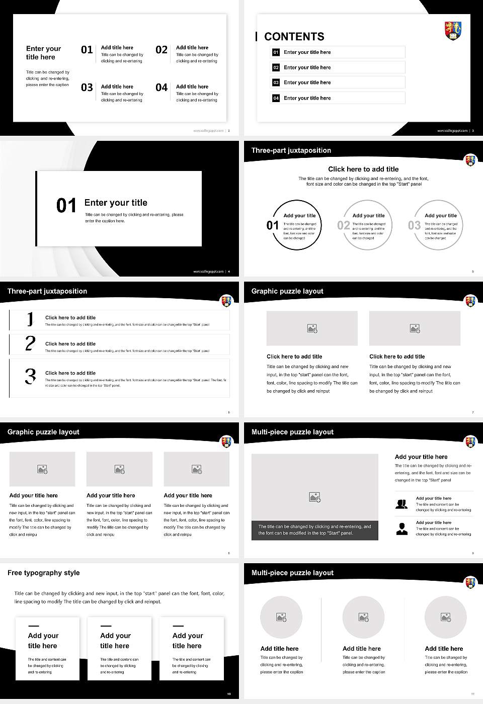 University of Birmingham Academic Presentation/Research Findings Report PPT Template16:9 ratio PPT effect preview image2