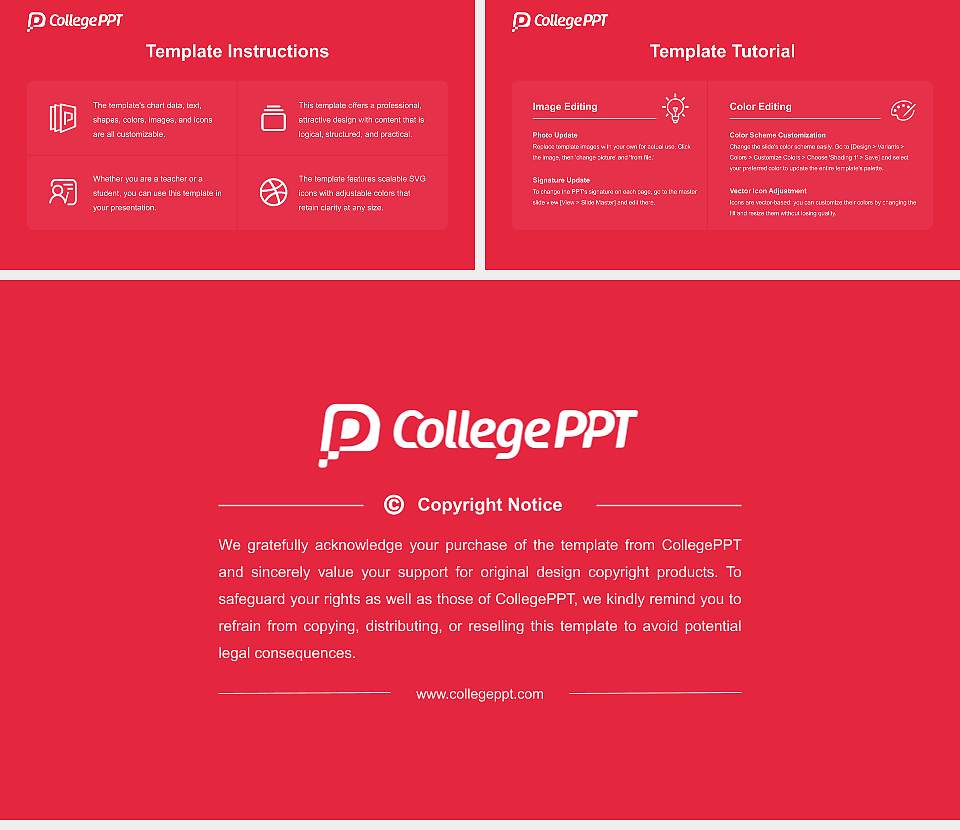Edinburgh Napier University Course/Courseware Creation PPT Template16:9 ratio PPT effect preview image5