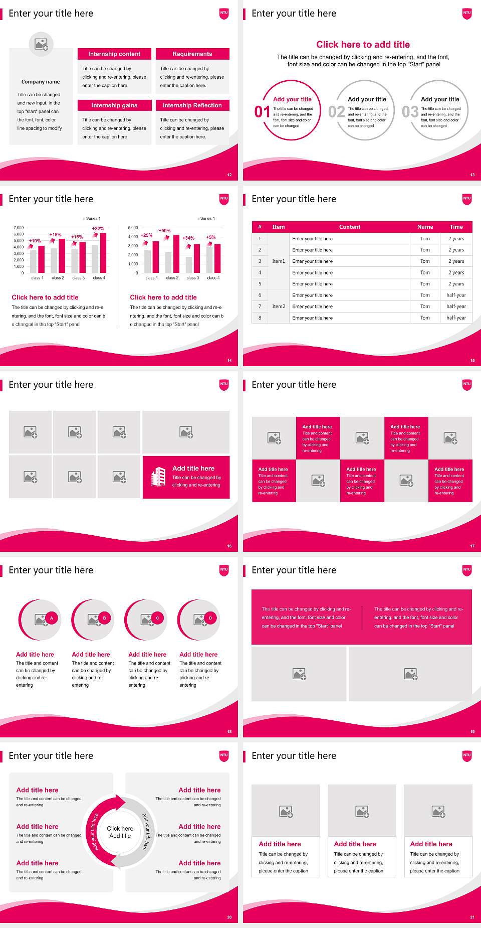 Nottingham Trent University Lecture Sharing and Networking Event PPT Template4:3 ratio PPT effect preview image3