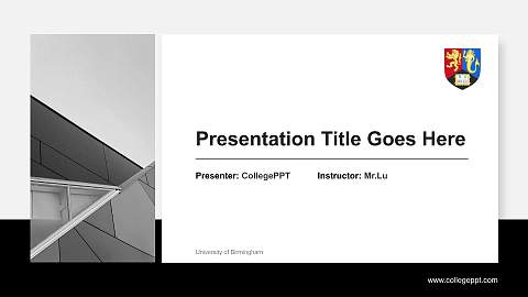 University of Birmingham General Purpose PPT Template