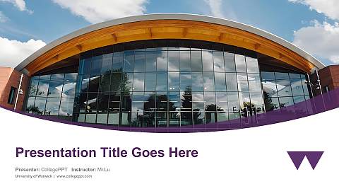 University of Warwick Course/Courseware Creation PPT Template