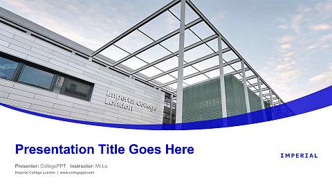 Imperial College London Course/Courseware Creation PPT Template