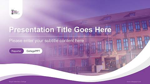 Royal Veterinary College Lecture Sharing and Networking Event PPT Template