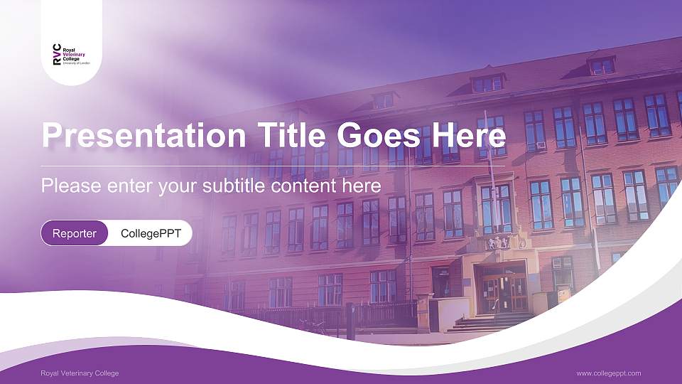 Royal Veterinary College Lecture Sharing and Networking Event PPT Template16:9 ratio PPT effect preview image