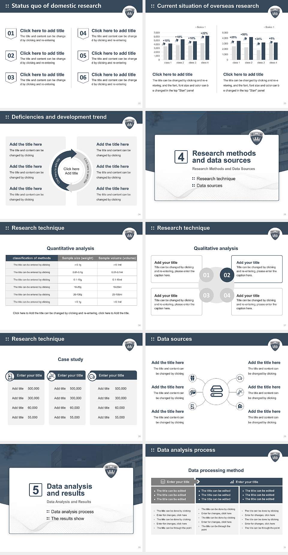 Queen Margaret University Graduation Thesis Defense PPT Template4:3 ratio PPT effect preview image4