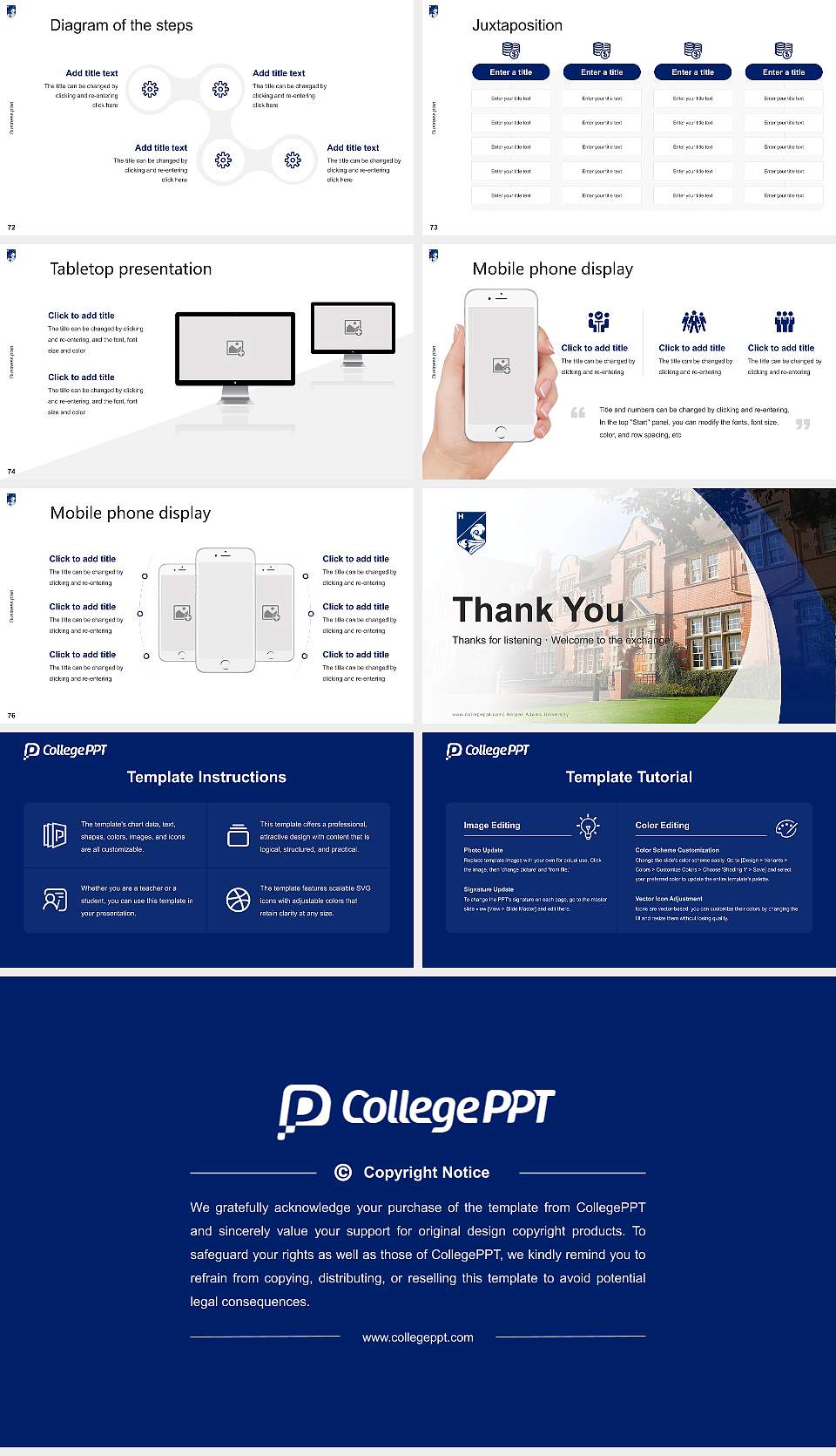 Harper Adams University Competition/Entrepreneurship Contest PPT Template16:9 ratio PPT effect preview image9