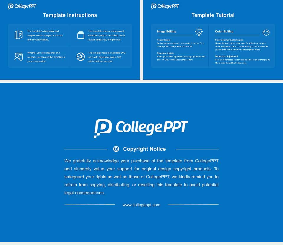 Glasgow Caledonian University Course/Courseware Creation PPT Template16:9 ratio PPT effect preview image5