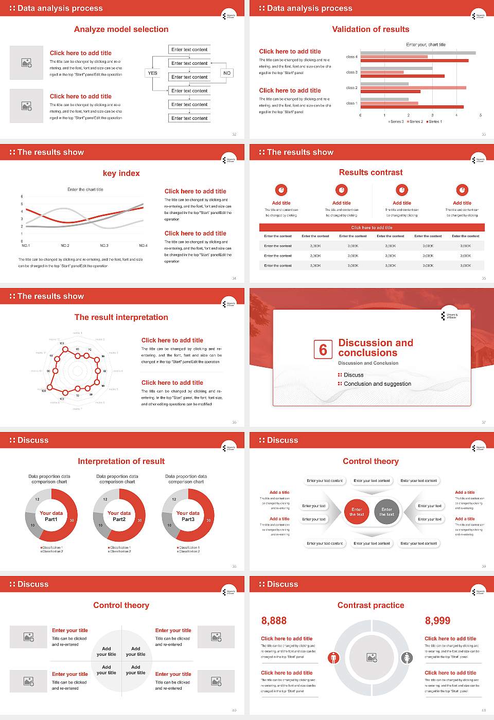 University of Essex Graduation Thesis Defense PPT Template16:9 ratio PPT effect preview image5