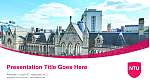 Nottingham Trent University Unterricht Powerpoint Vorlage
