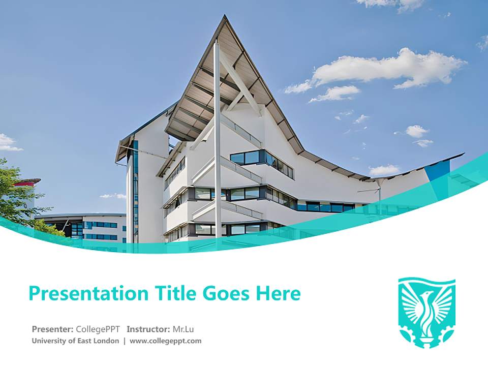 University of East London Course/Courseware Creation PPT Template4:3 ratio PPT effect preview image5