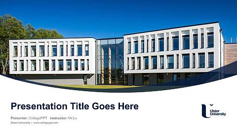 Ulster University Course/Courseware Creation PPT Template