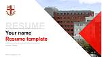 University of Chester Resume Templat PPT