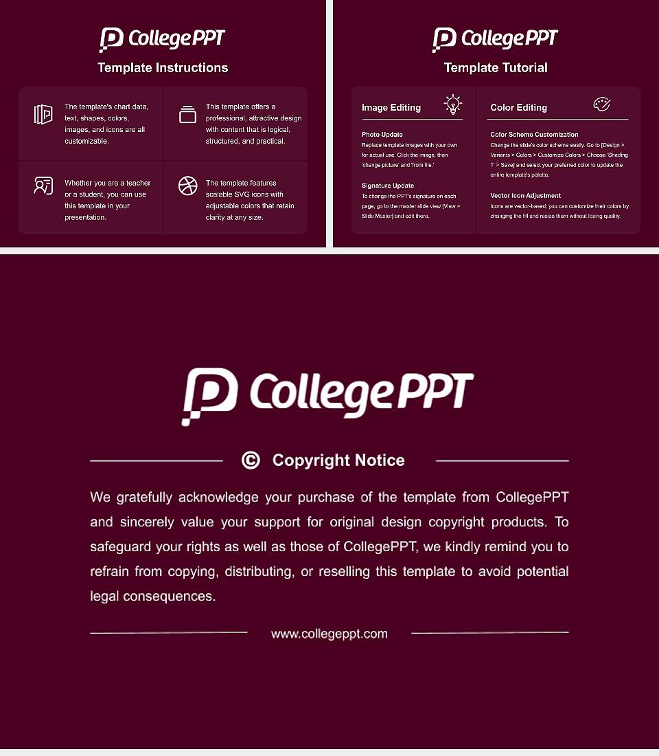 Leeds Trinity University Course/Courseware Creation PPT Template4:3 ratio PPT effect preview image5
