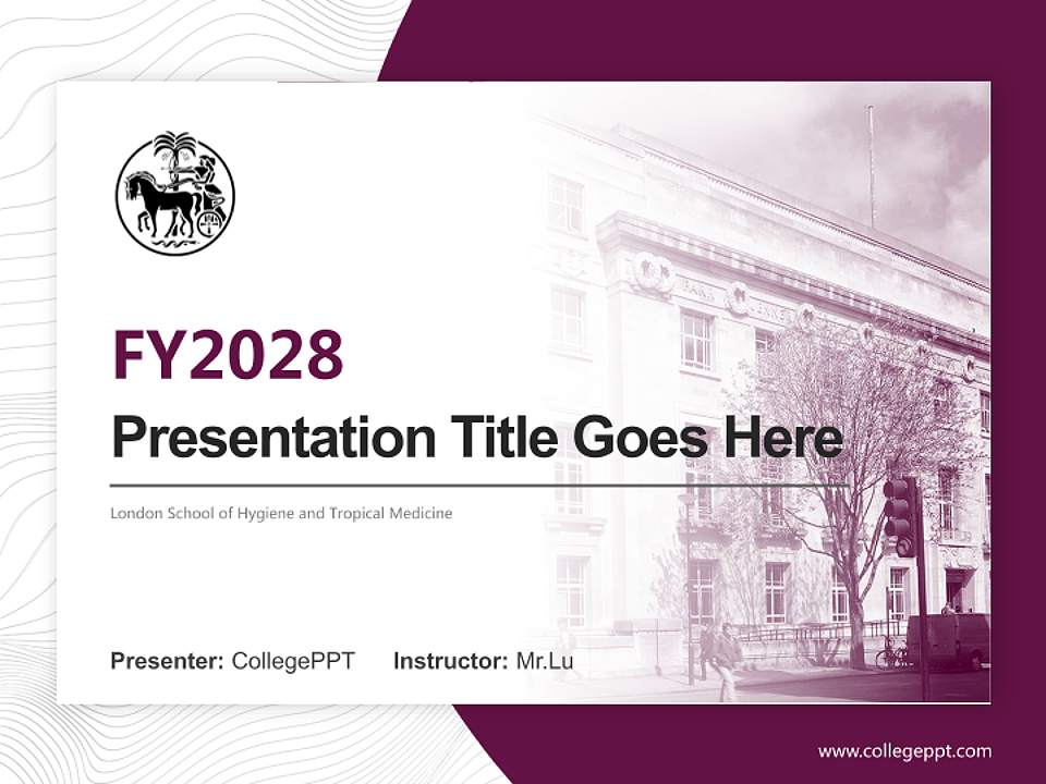 London School of Hygiene and Tropical Medicine Academic Presentation/Research Findings Report PPT Template4:3 ratio PPT effect preview image5