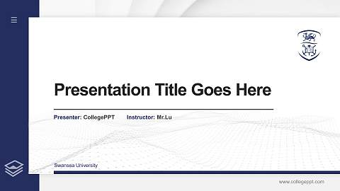 Swansea University Thesis Proposal/Graduation Defense PPT Template