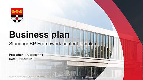 University of Reading Competition/Entrepreneurship Contest PPT Template