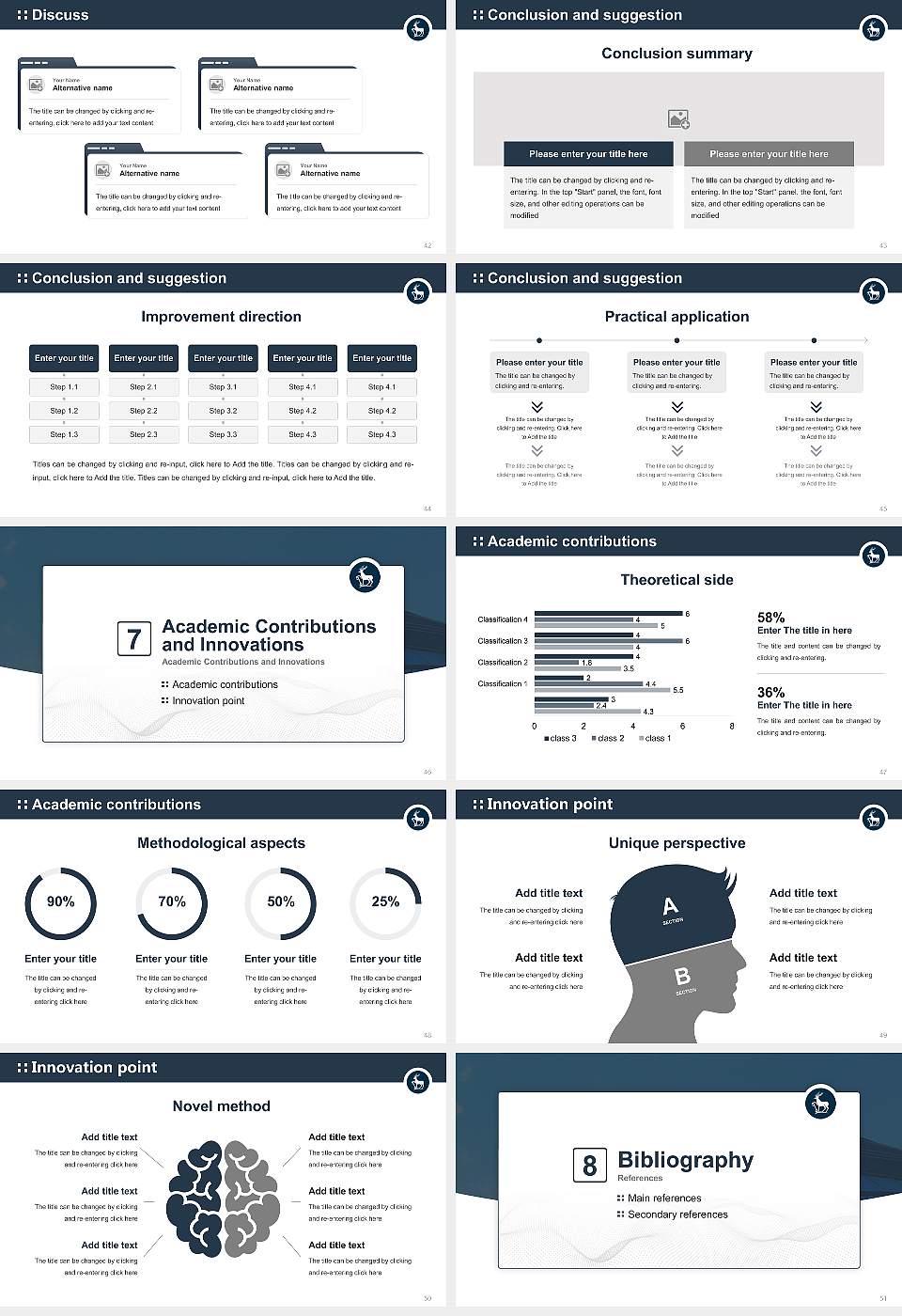University of Surrey Graduation Thesis Defense PPT Template16:9 ratio PPT effect preview image6