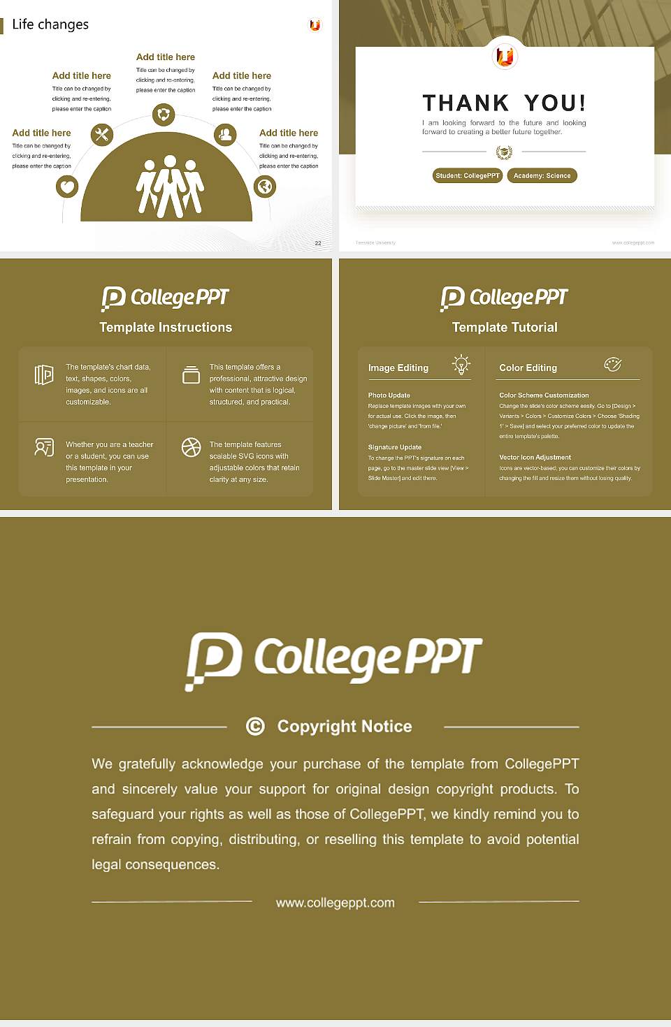 Teesside University National Scholarship Defense PPT Template4:3 ratio PPT effect preview image4