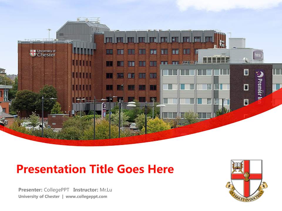 University of Chester Course/Courseware Creation PPT Template4:3 ratio PPT effect preview image5