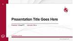 De Montfort University Thesis Proposal/Graduation Defense PPT Template